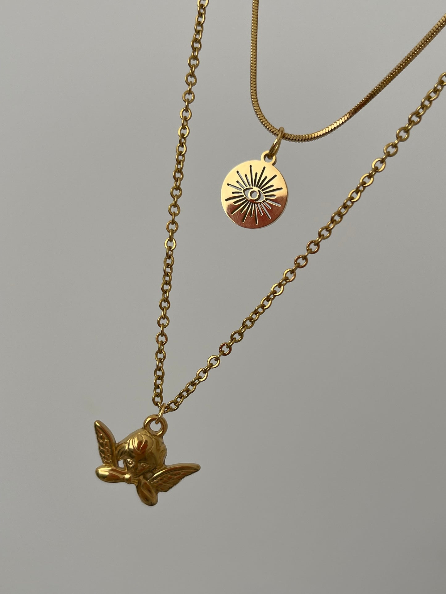 Collier double Angel