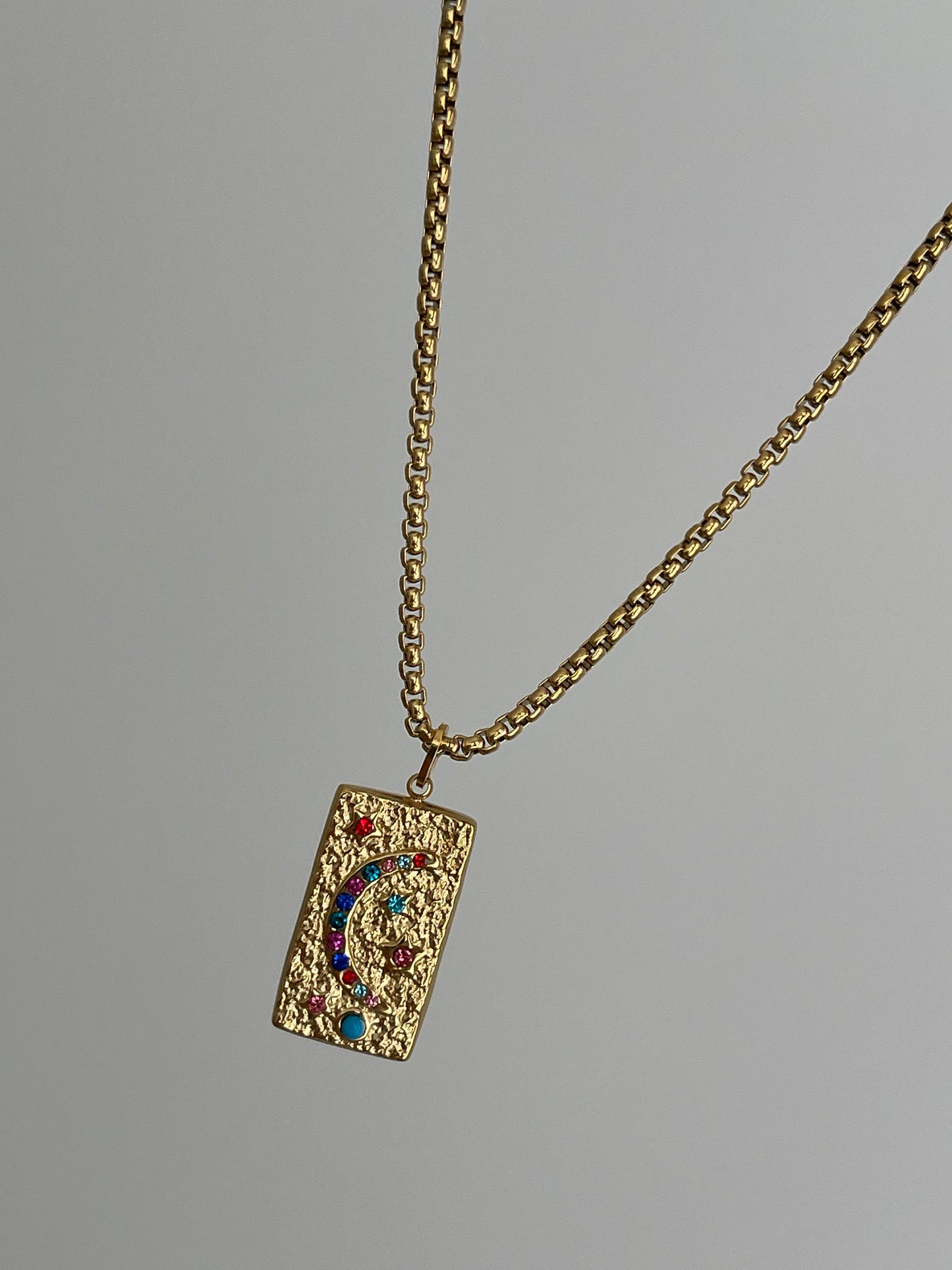 Pink Lune Collier