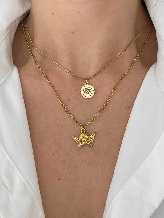 Collier double Angel