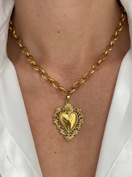 Collier Sagrado Corazón